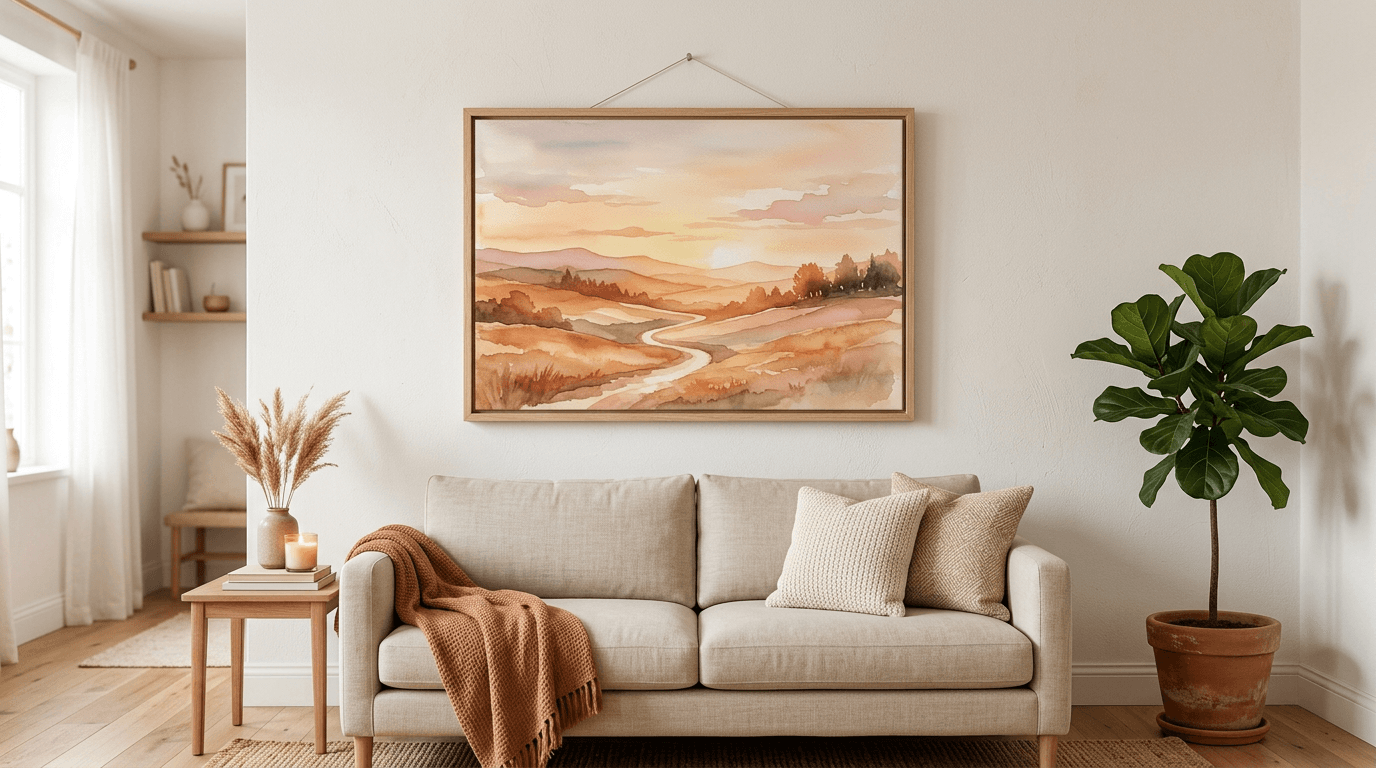 Quadro com Moldura Branca